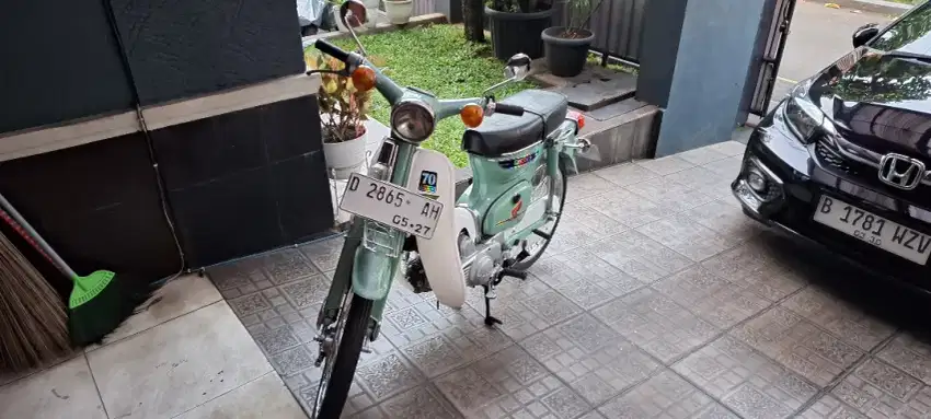 Honda C70 original th 1974 Pajak hidup panjang