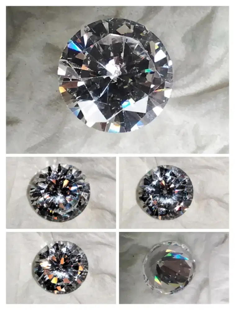 Batu White Moissanite Diamond