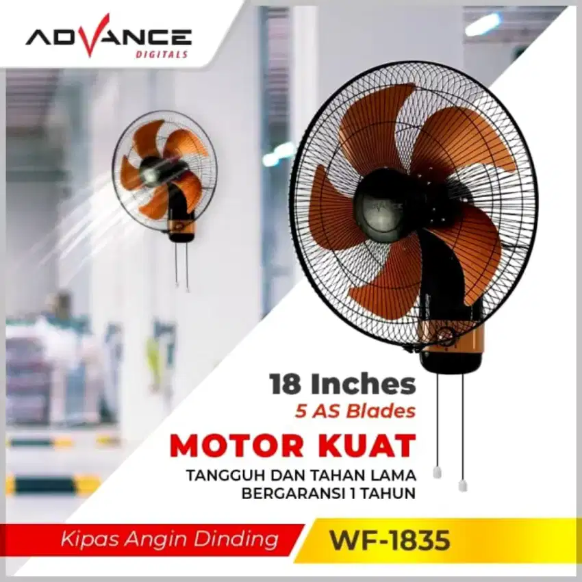 Kipas Angin Stainless
Advance WF-1835 18 inch