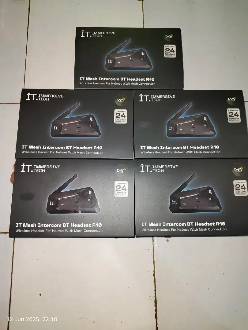 intercom IT mesh R10 baru garansi resmi