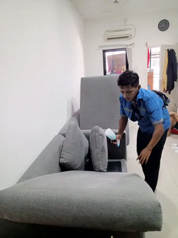 Jasa cuci kasur springbed sofa karpet jok mobil dll