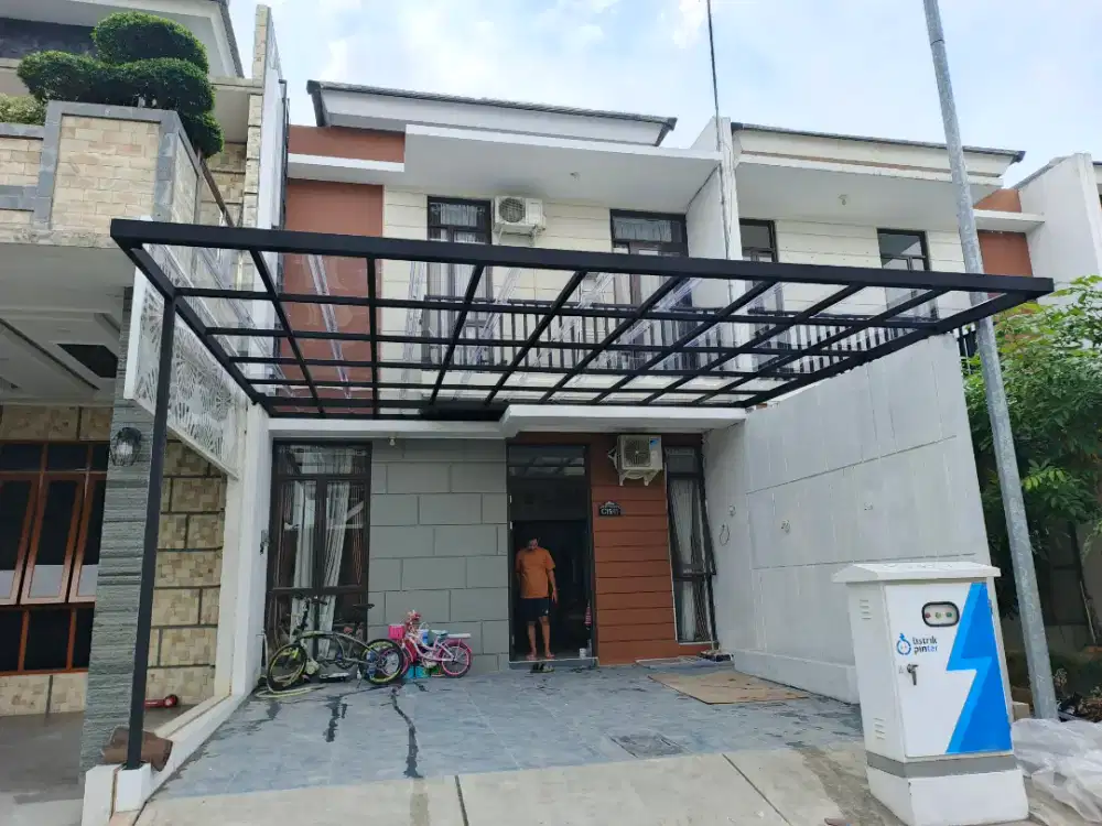 Kanopi transparan custom glaze