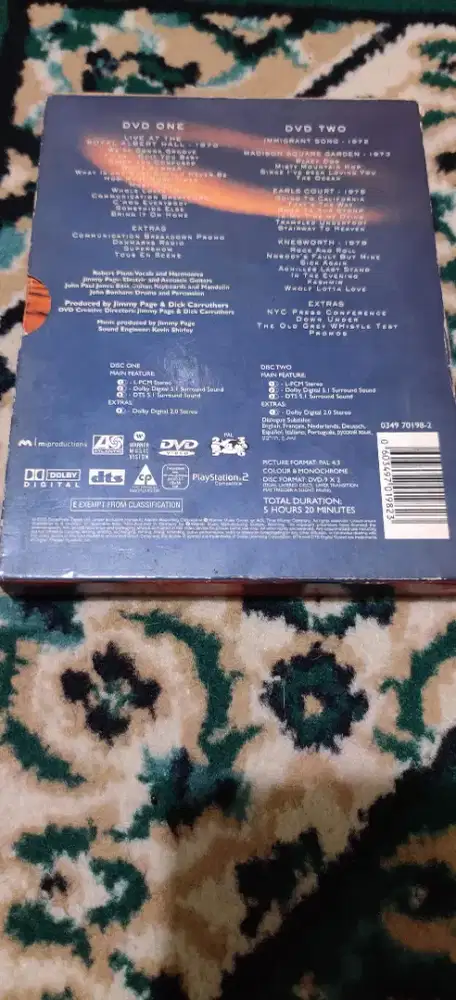 DVD Led Zeppelin Konser 1973