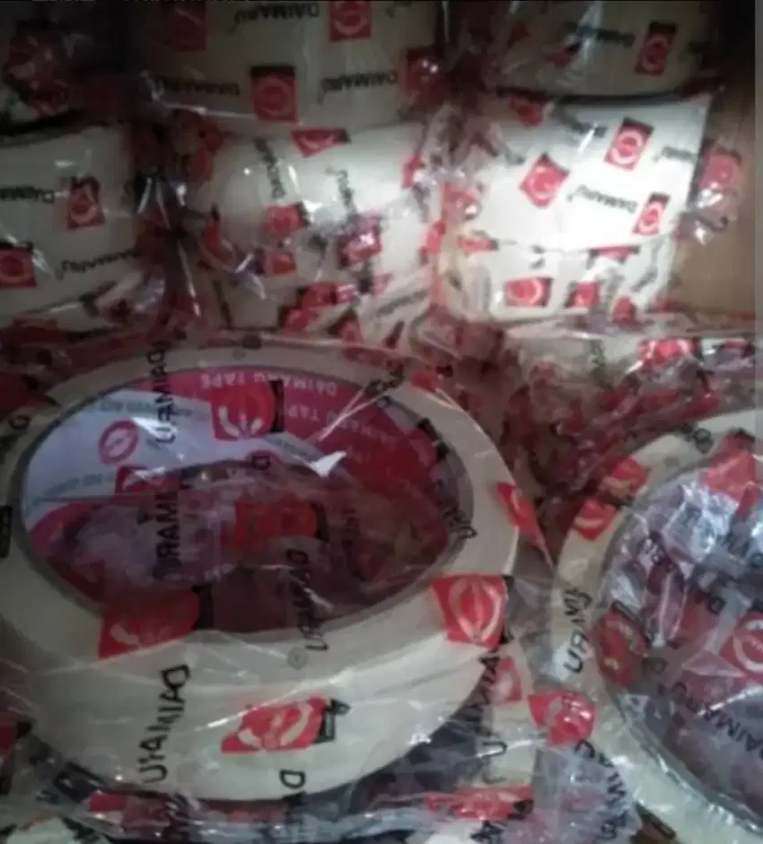 Lakban kertas ukuran 1 inch dan 2 inch
