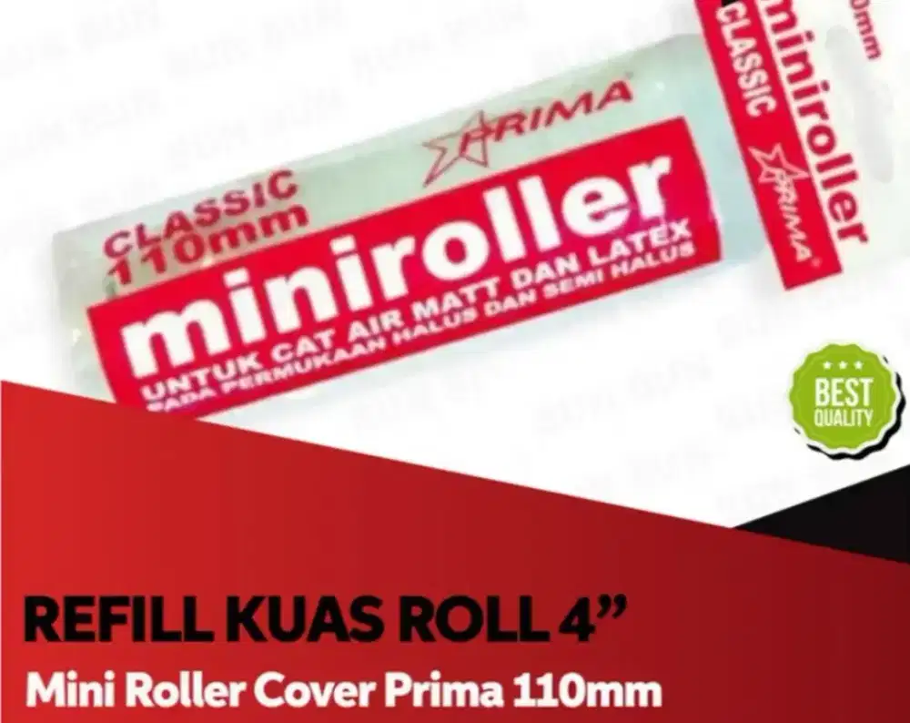 Prima Refill Mini Roller Kuas Cat Roll Classic 110mm