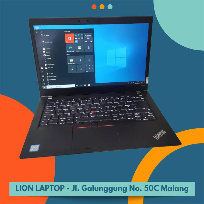 RAM 8GB Core i5 gen 8 Touchscreen Lenovo Thinkpad T480s SLIM [13|06]