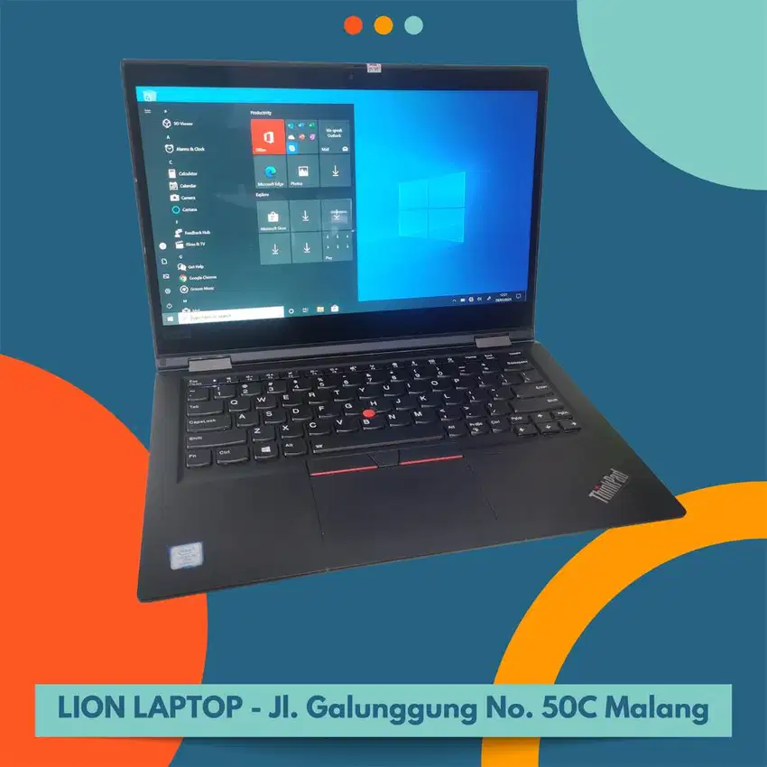 Laptop 2in1 Flip i5 8GB 256GB Slim Lenovo Thinkpad YOGA X390 [13|06]