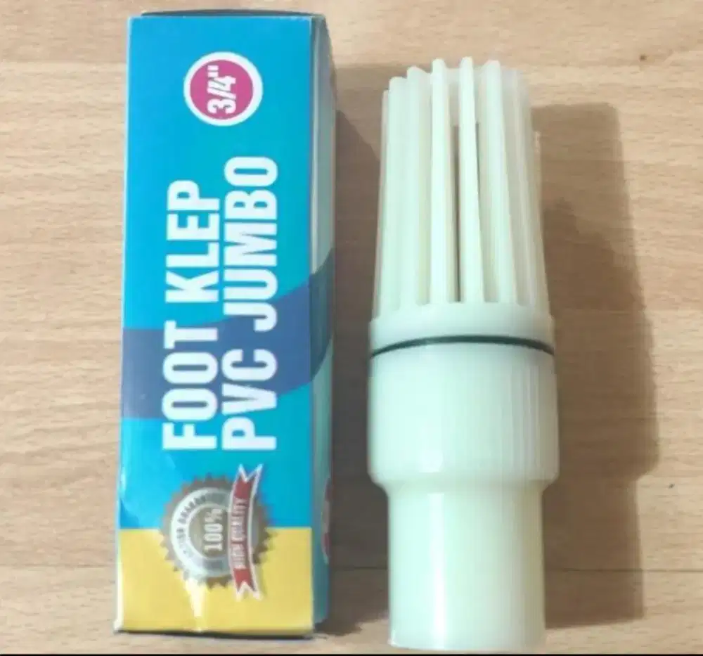 HPP Foot Klep PVC Jumbo 3/4 Inch Tusen Klep Plastik