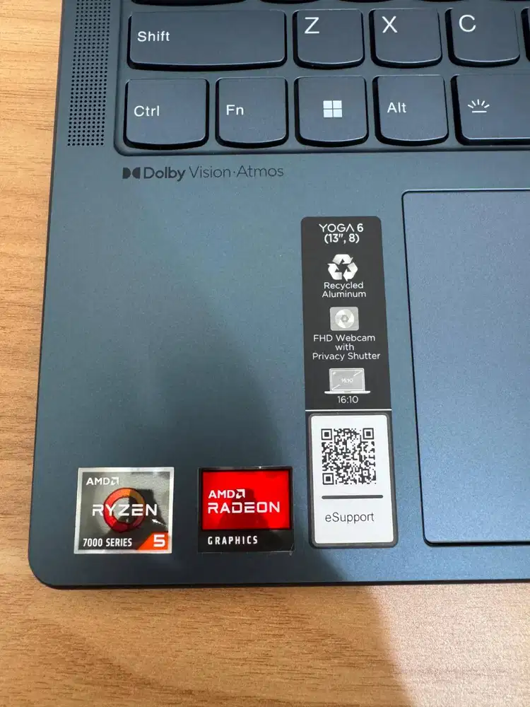 Lenovo Yoga 6 - Ryzen 5-7530U / Ram 16GB / SSD 512Gb