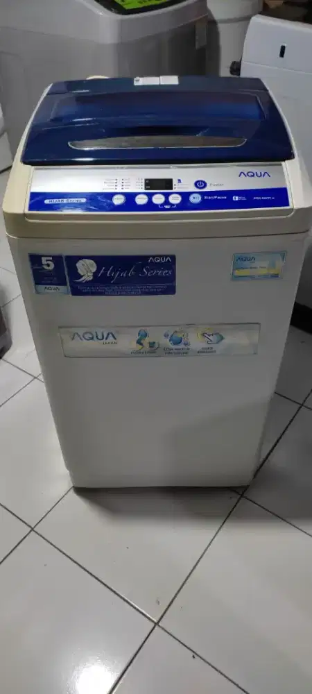 Mesin cuci aqua hijab 8kg otomatis