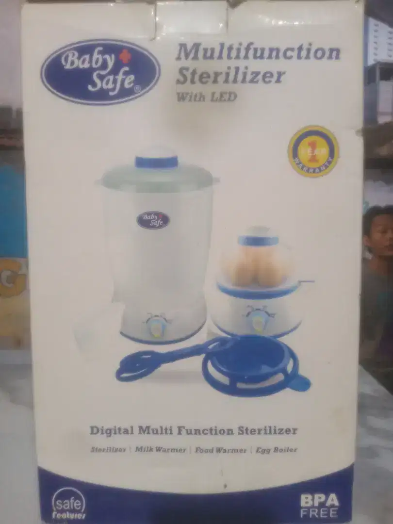 Baby safe multifunction sterilizer