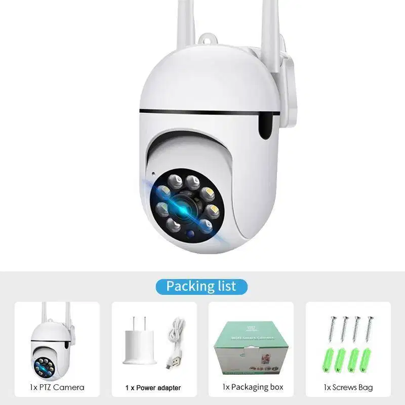 Camera cctv wifi bisa putar 360 dan pantau HP dua antena