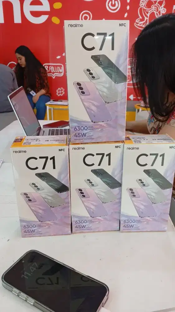 BARU REALME C71 NFC BATERAI 6300.SUPER VIOC 45WATT