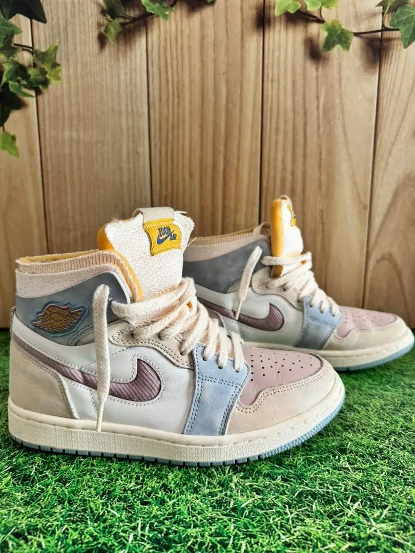 Air Jordan 1 High Zoom CMFT Oxford Pink Corduroy 100% Authentic