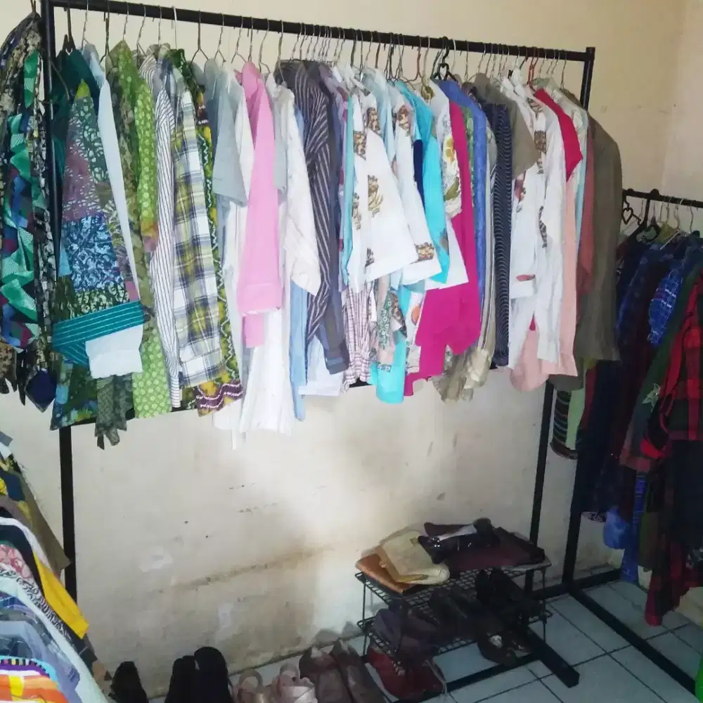 PAKET USAHA PAKAIAN THRIFT PERLENGKAPAN PERALATAN THRIFTING