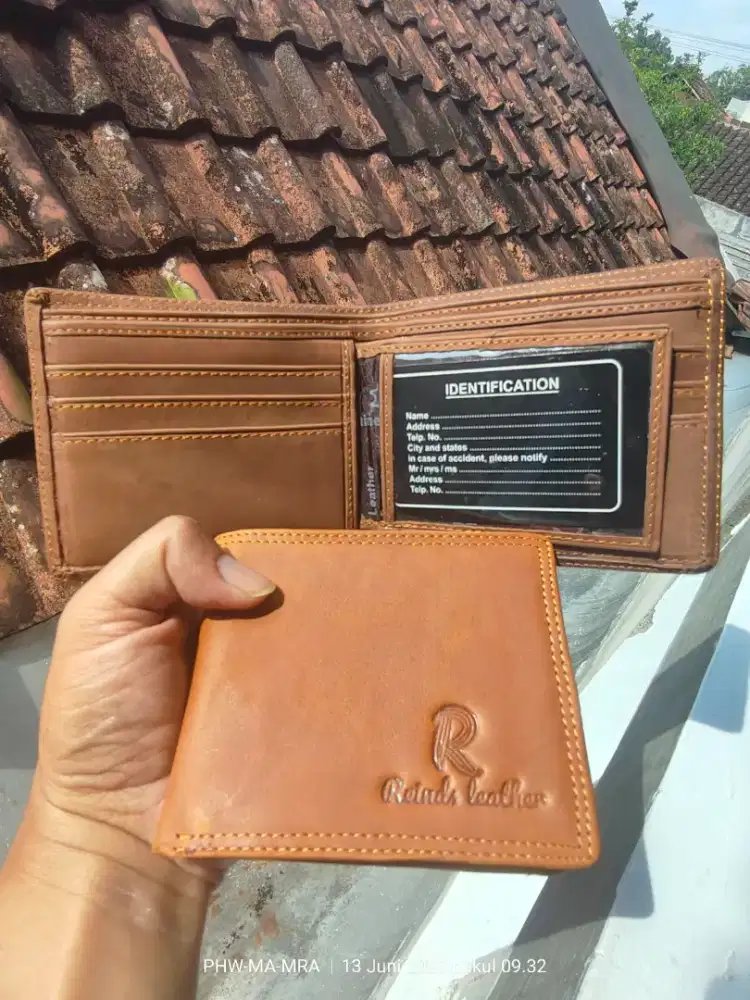 Dompet Kulit Sapi Asli ( BISA COD )