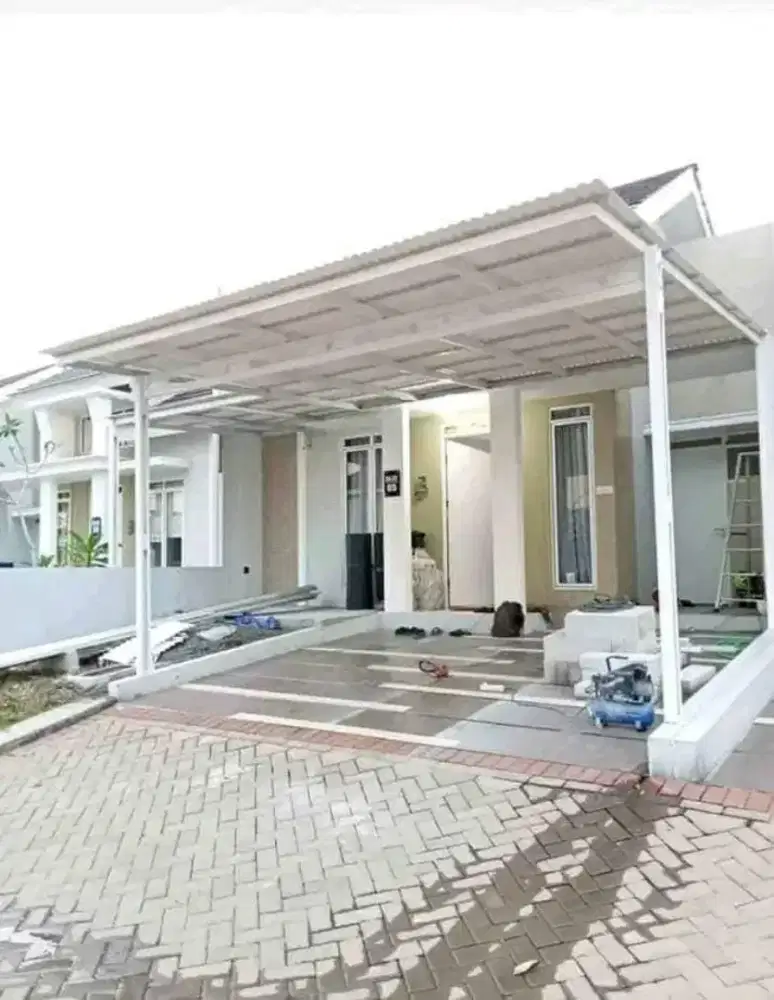 Pemasangan kanopi baja ringan