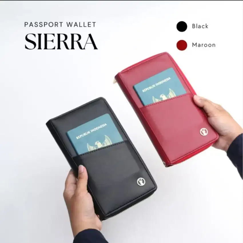 Ready siap antar! Dompet paspor by Astoria gratis antar Banjarmasin