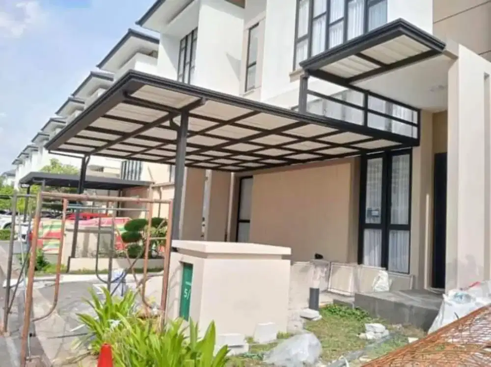 Pemasangan kanopi baja ringan