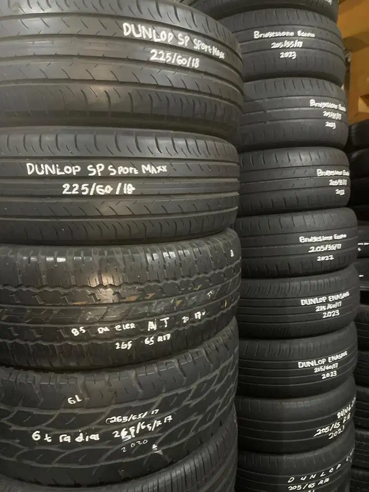 Ban mobil kondisi copotan