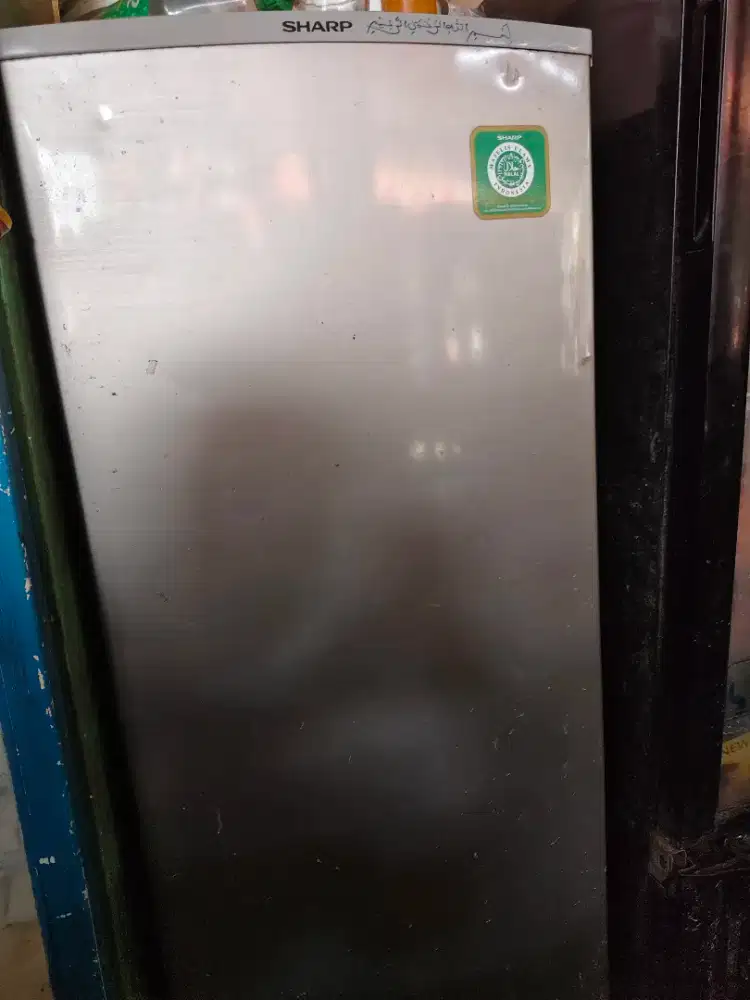 Freezer 1 pintu merk Sharp bagus