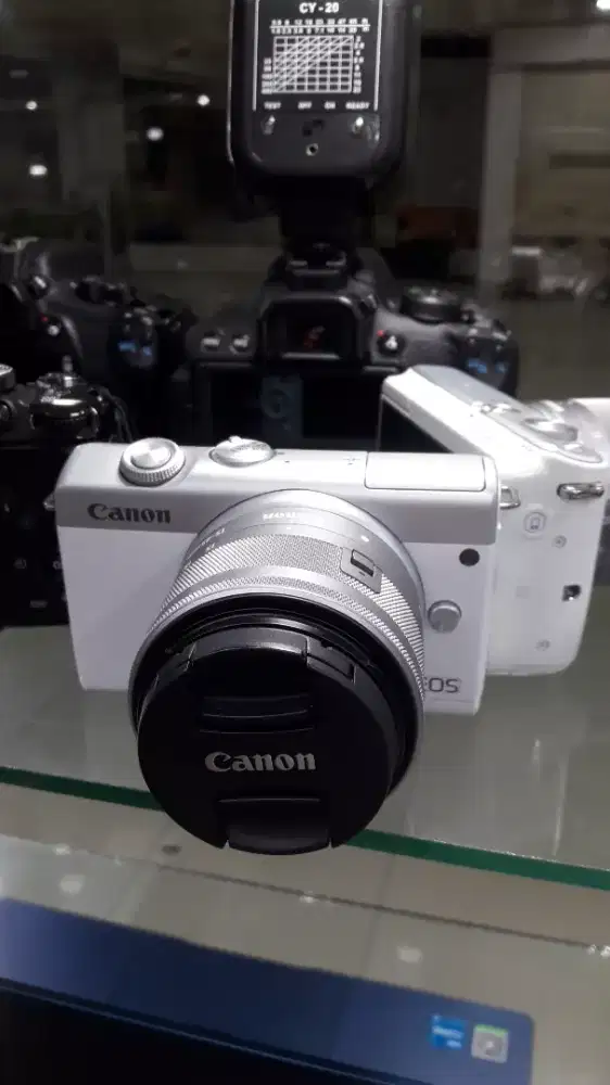 Camera Mirrorless canon Eos M200 Kit 15-45MM Promo No fuji sony nikon