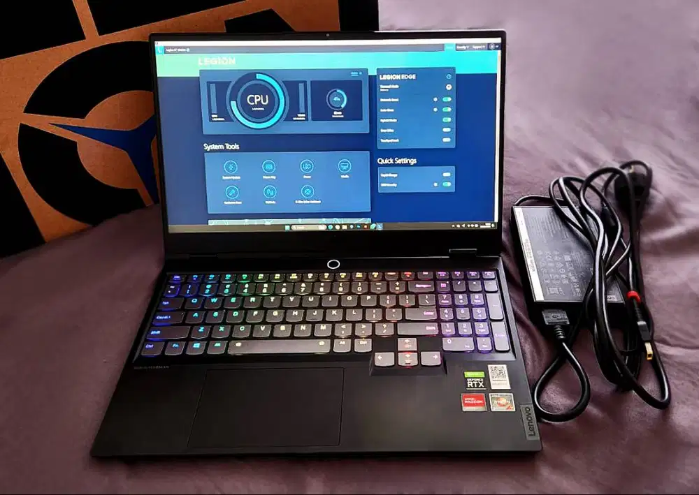 JUAL LAPTOP GAMING LENOVO SLIM 7 15ACH6 BEKAS/SECOND