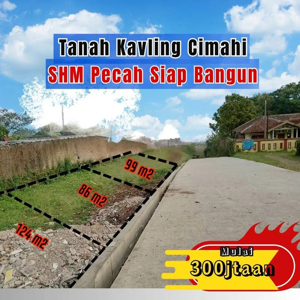Dijual Tanah Siap Bangun Dekat Alun-alun Cimahi