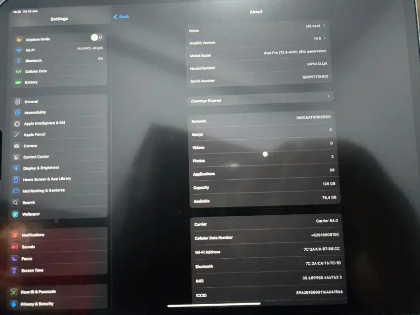Ipad pro M2 12.9inch