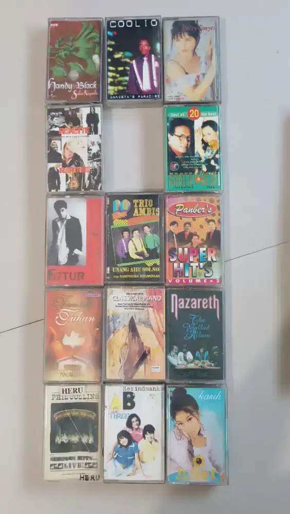 Kaset Bekas lokal dan barat