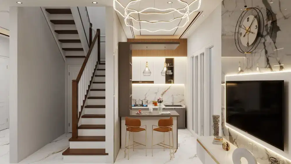 Bedrop tv kichet set kamar set interior
