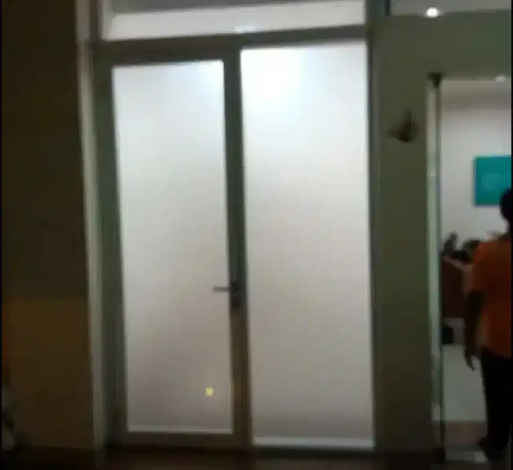 Stiker kaca mudah stiker Sanblas dan Stiker kaca film