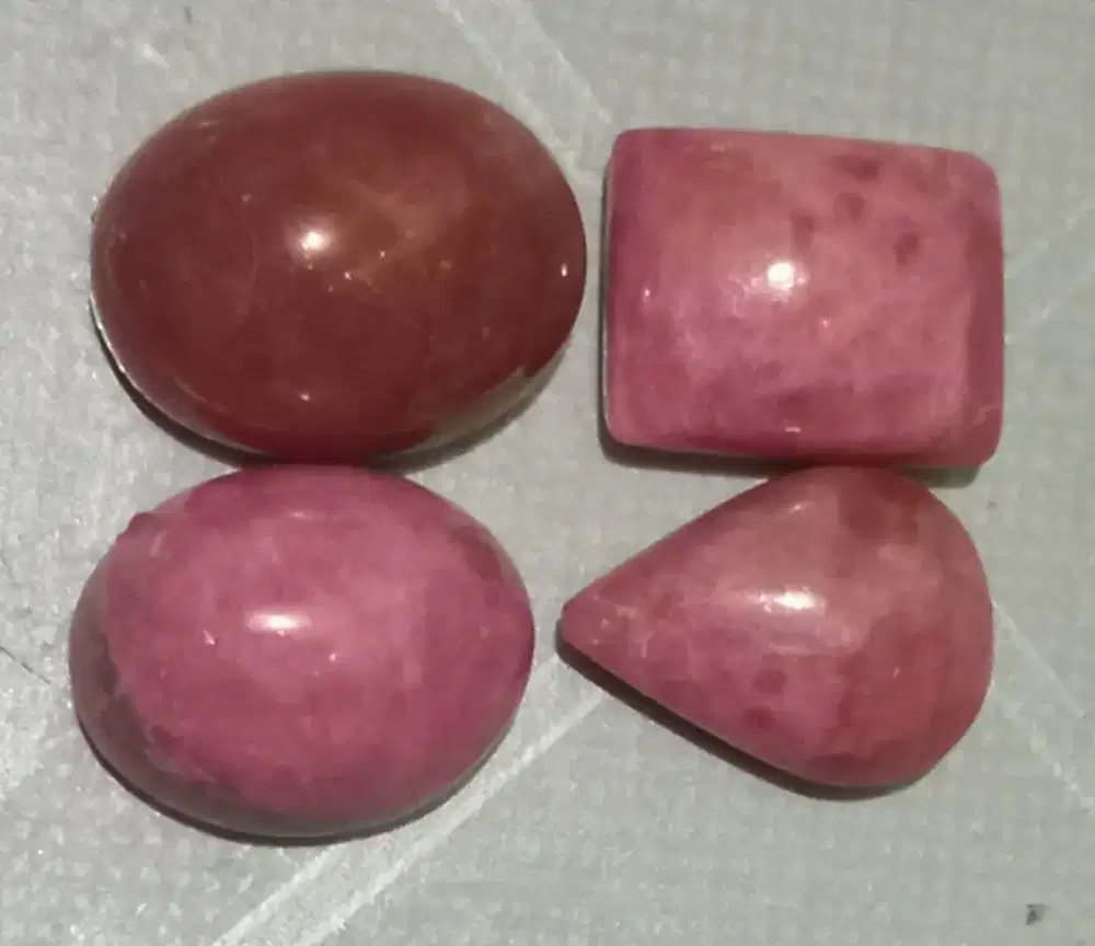 Batu cincin red borneo super 4 biji