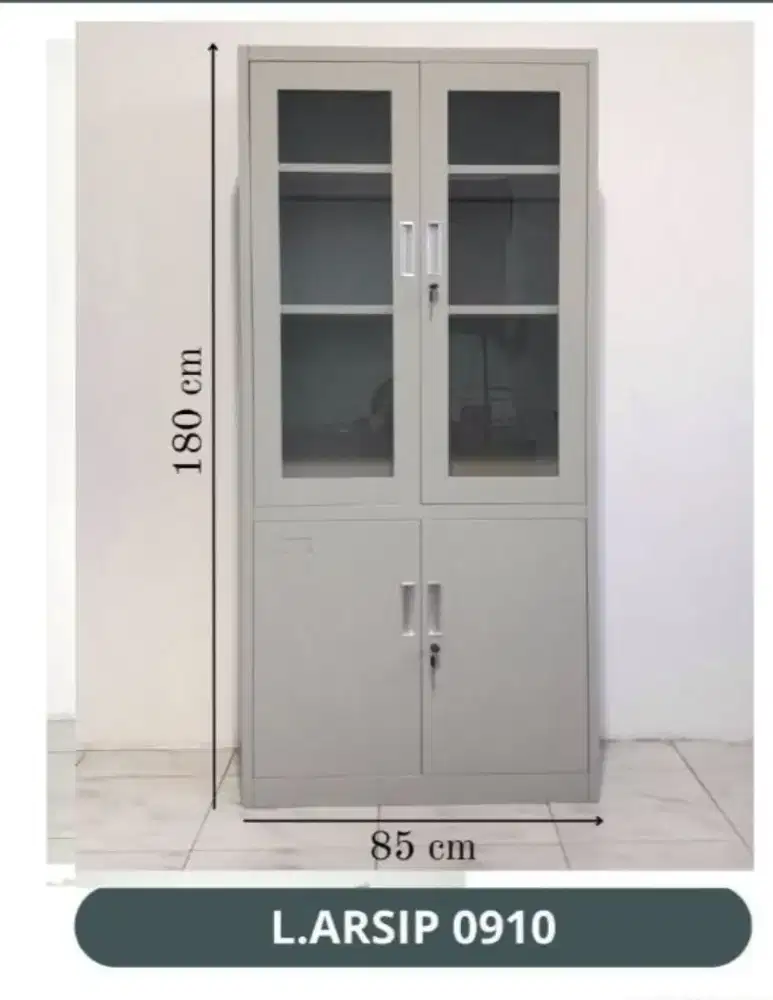 Lemari arsip besi 2 pintu(baru)