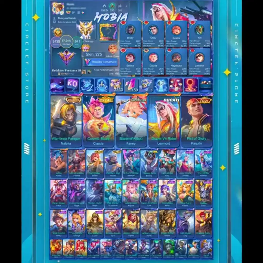 JUAL AKUN MOBILE LEGEND