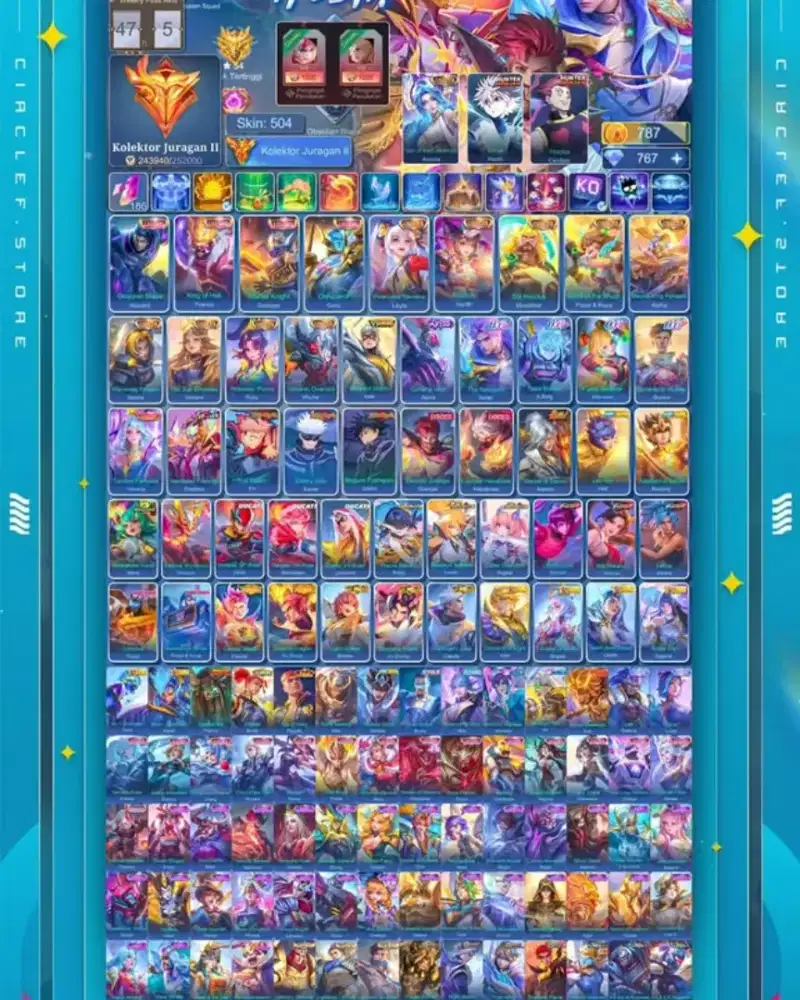 JUAL AKUN MOBILE LEGEND