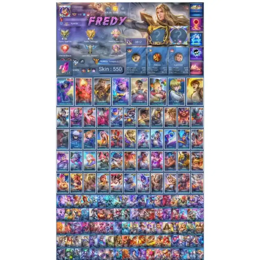 JUAL AKUN MOBILE LEGEND