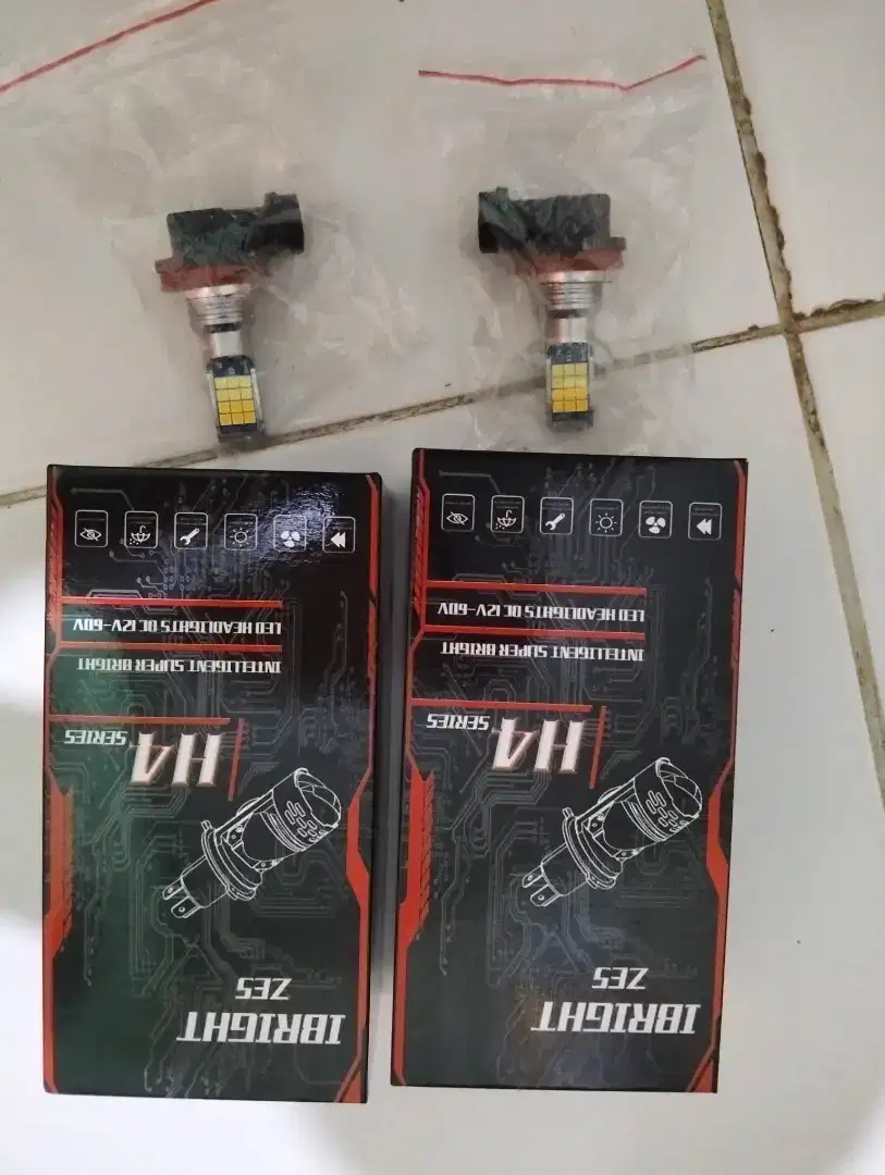 LAMPU BILED H4 DAN LAMPU FOGLAMP H11
