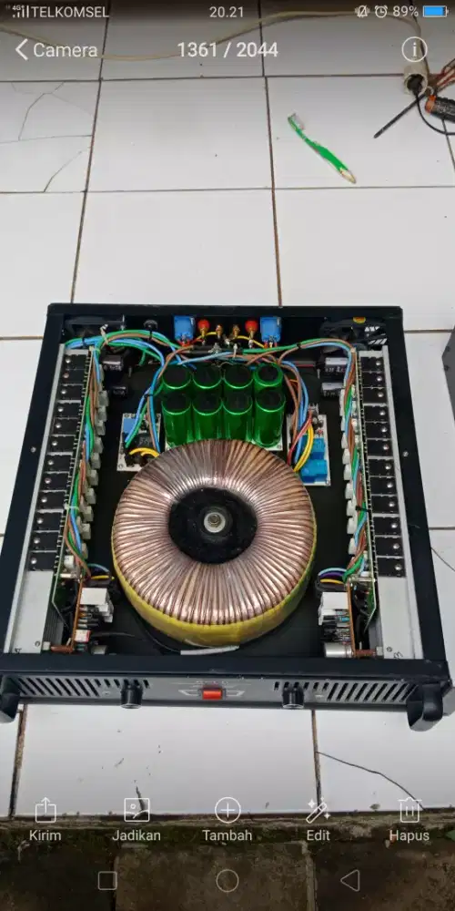 power amplifier 30 amper krakter plat