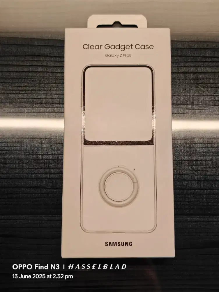 Samsung Z Flip 5 Clear Ring Case Ori (Segel)