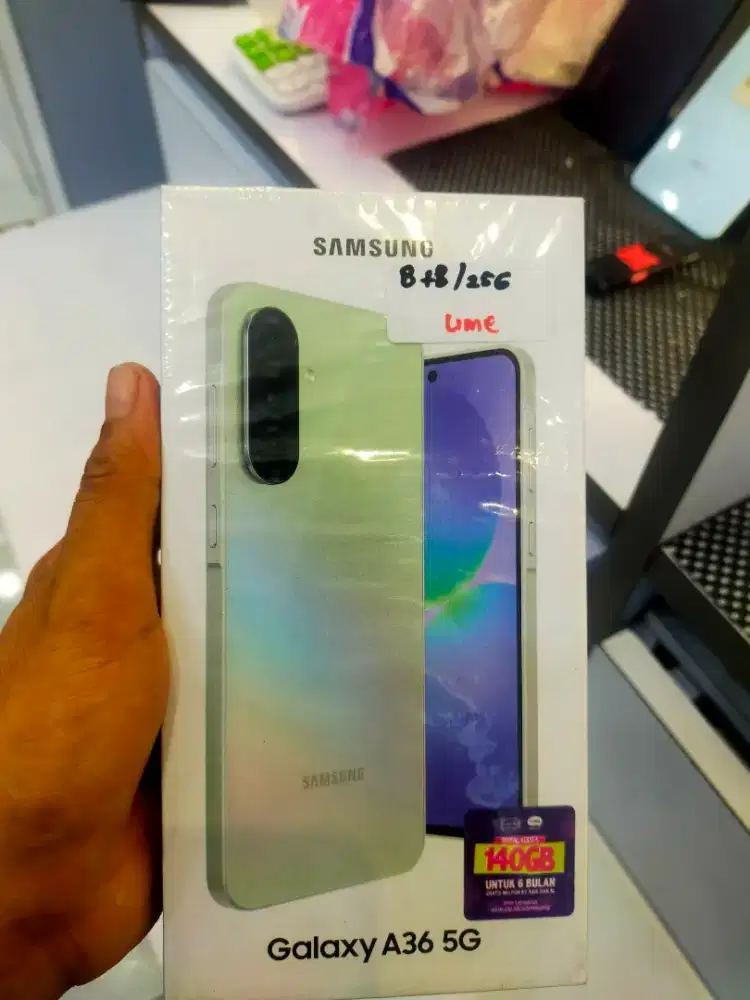 Promo Samsung A36 5G 8+8/256 free adaptor