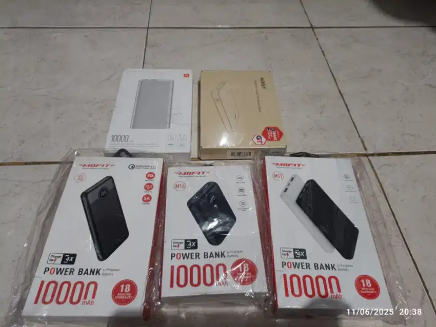 Jual Powerbank dan Aksesoris HP Baru