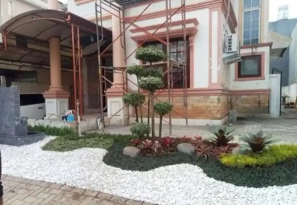 Pemasangan taman kering