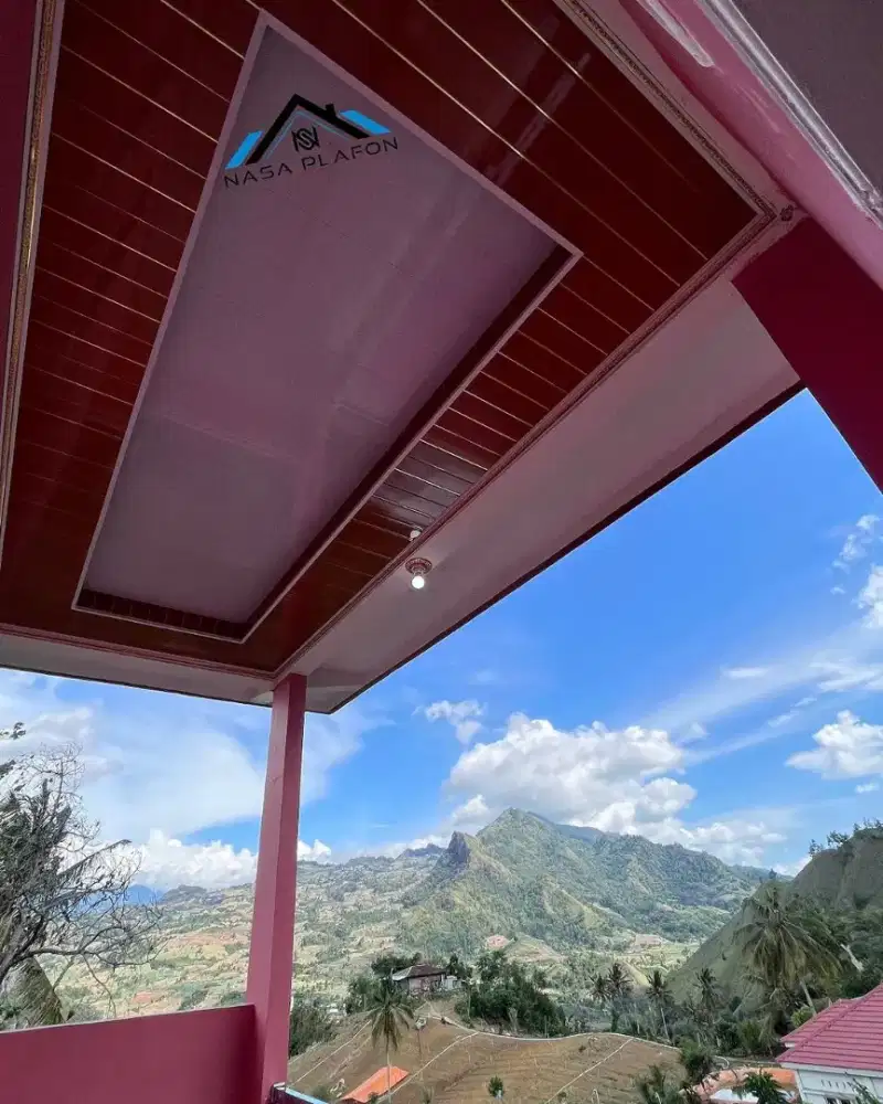 Plafon pvc terpasang