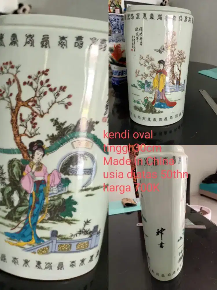 Kendi keramik asli china, usia lebih dr 50 thn