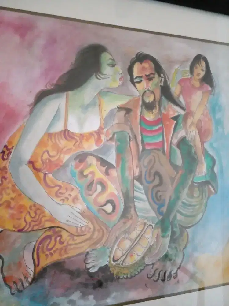 Lukisan lawas Hendra 1975