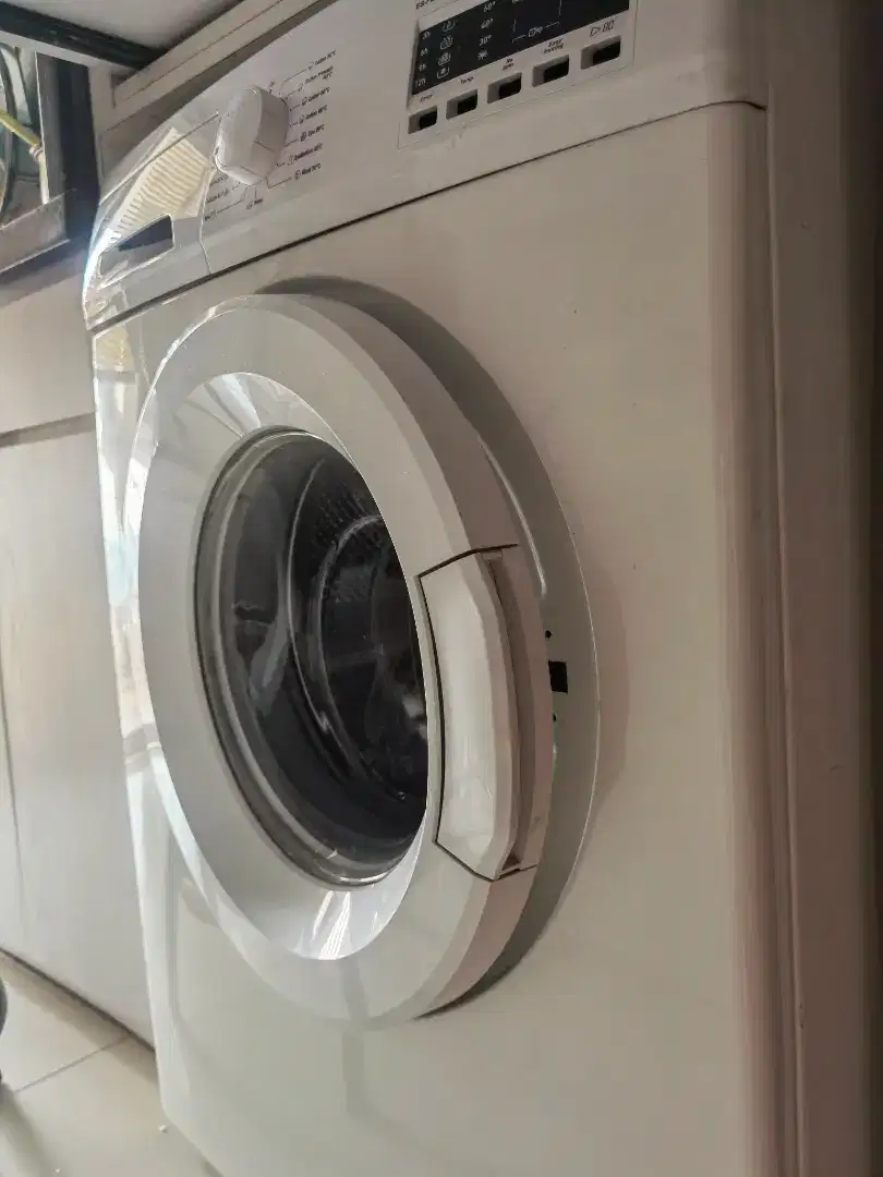 Mesin cuci sharp front loading rusak (control panel:doorlock)