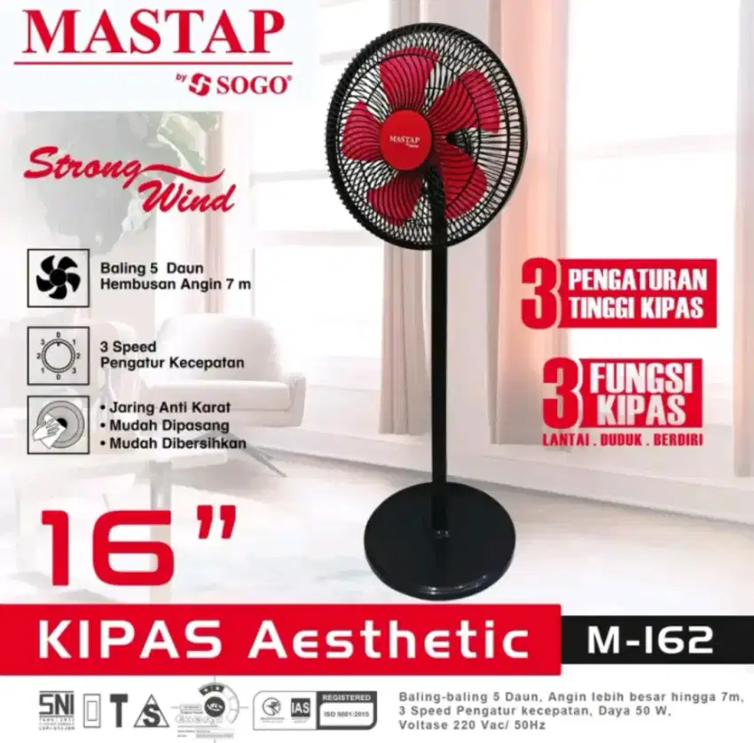 Kipas angin 16 Baru