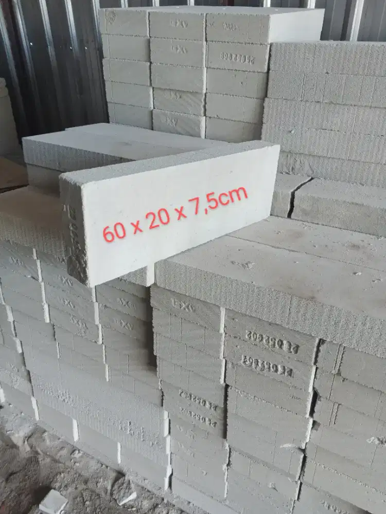 Bata ringan sistem AAC 7,5 n 10cm