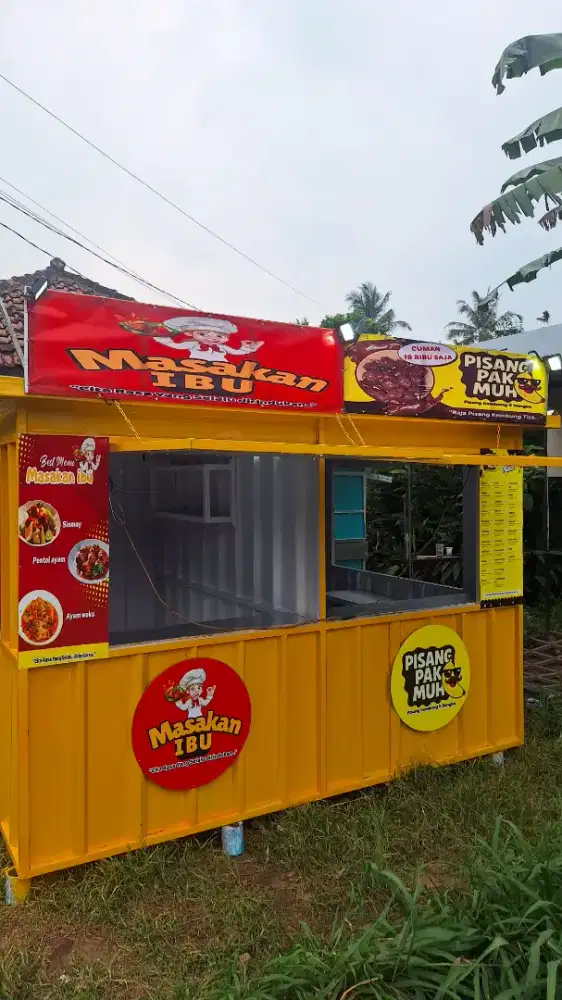 KONTAINER/BOOTH KONTAINER/GEROBAK KONTAINER/GEROBAK/GEROBAK DORONG